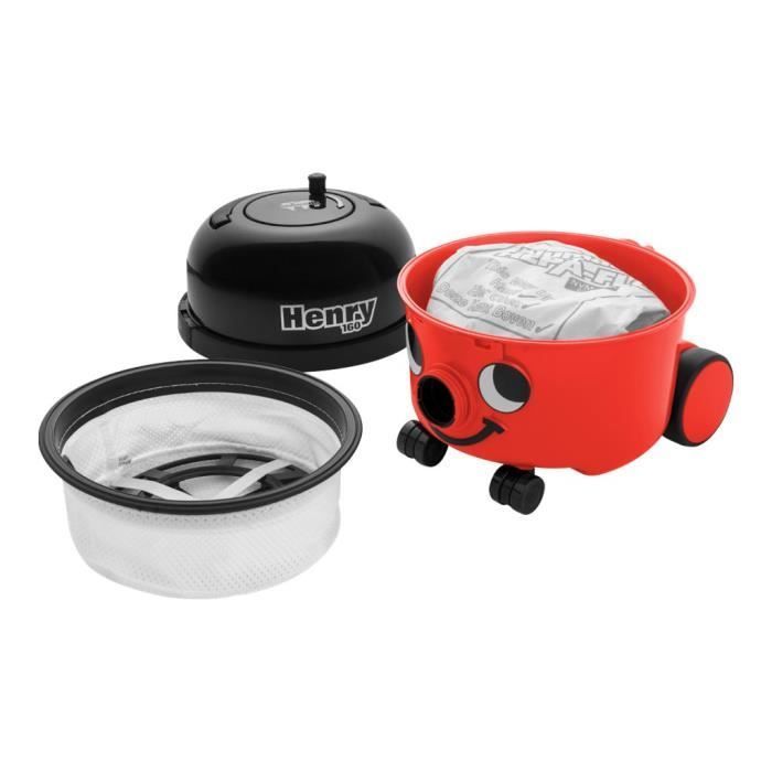 Aspirateur traineau - Numatic - Henry Compact HVR 160-11 - 620 Watt - Sac - Rouge classique