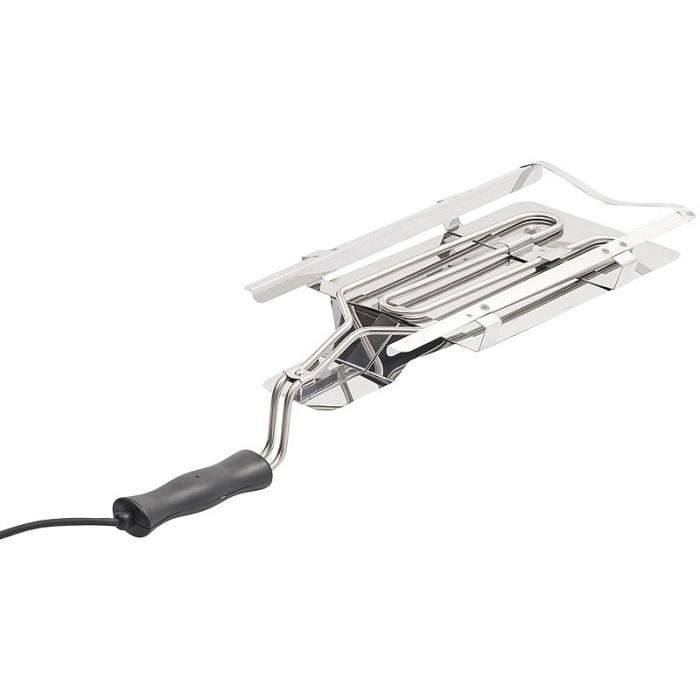 Fumoir électrique - Inox - 1100 W - 250 °C - Compact - Gril de table