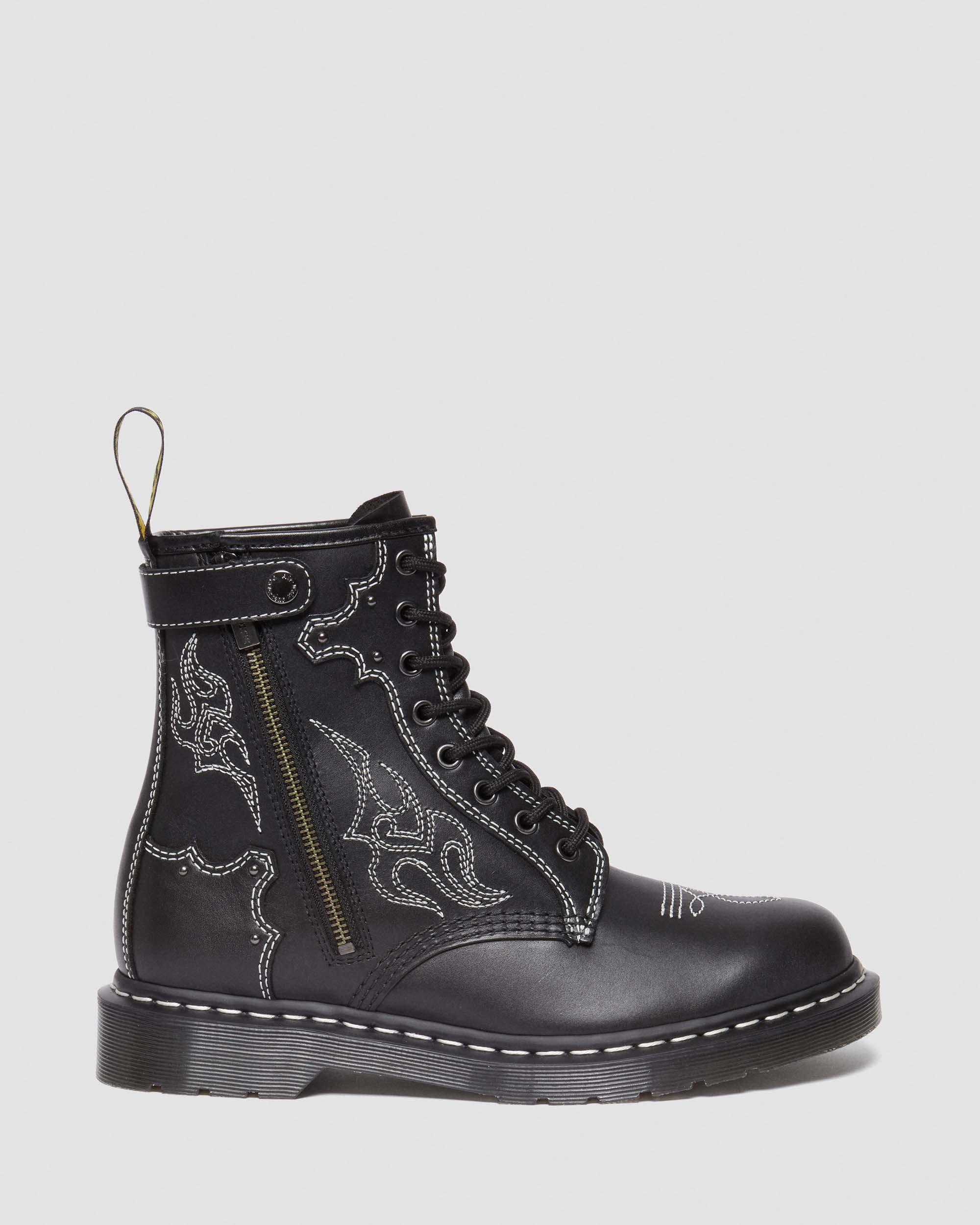 1460 Gothic Americana Leather Lace Up Boots