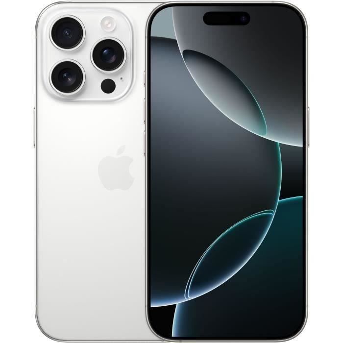 APPLE iPhone 16 Pro 128GB White Titanium (2024) - Reconditionné - Etat correct