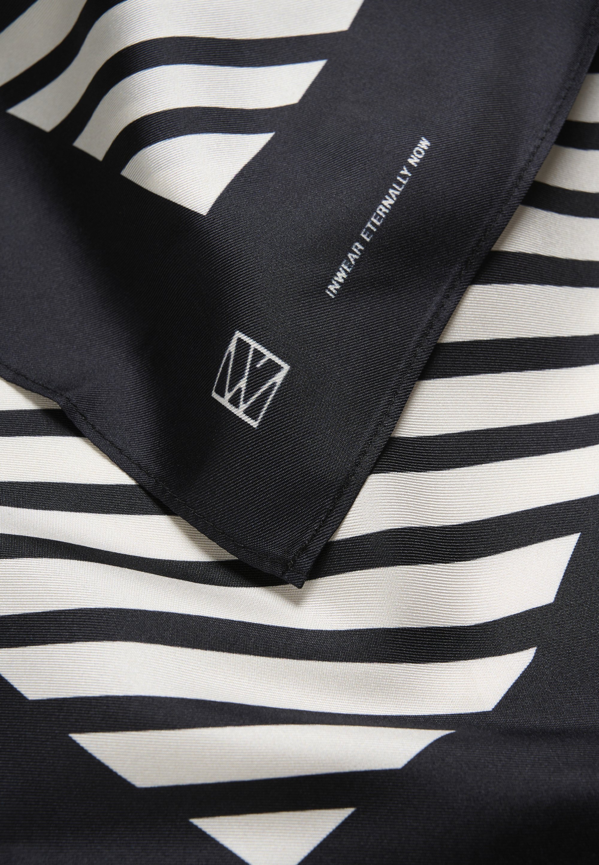 InWear RAFIQ REFINED - Foulard - noir et blanc cassé
