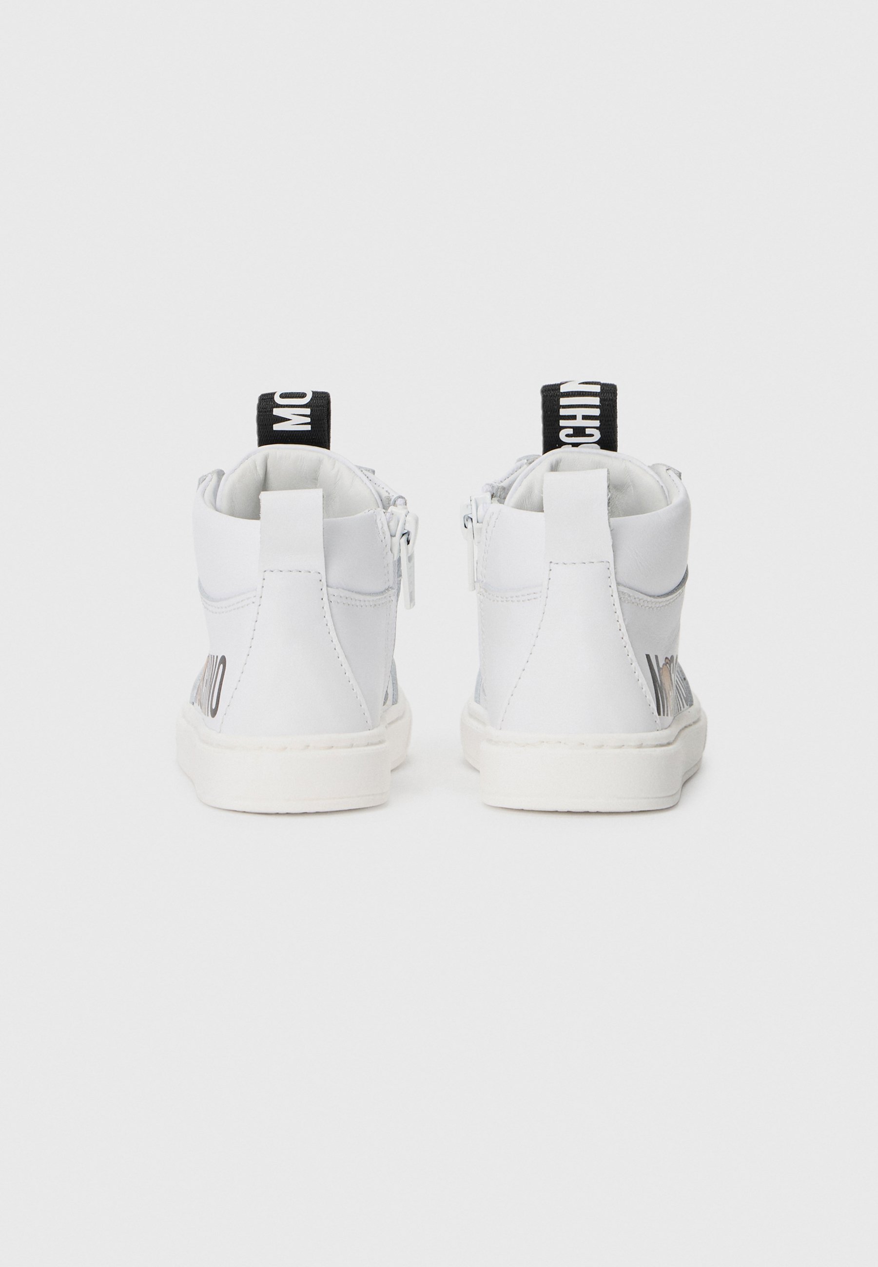 MOSCHINO UNISEX - Scarpe da ginnastica alte - bianco/nero