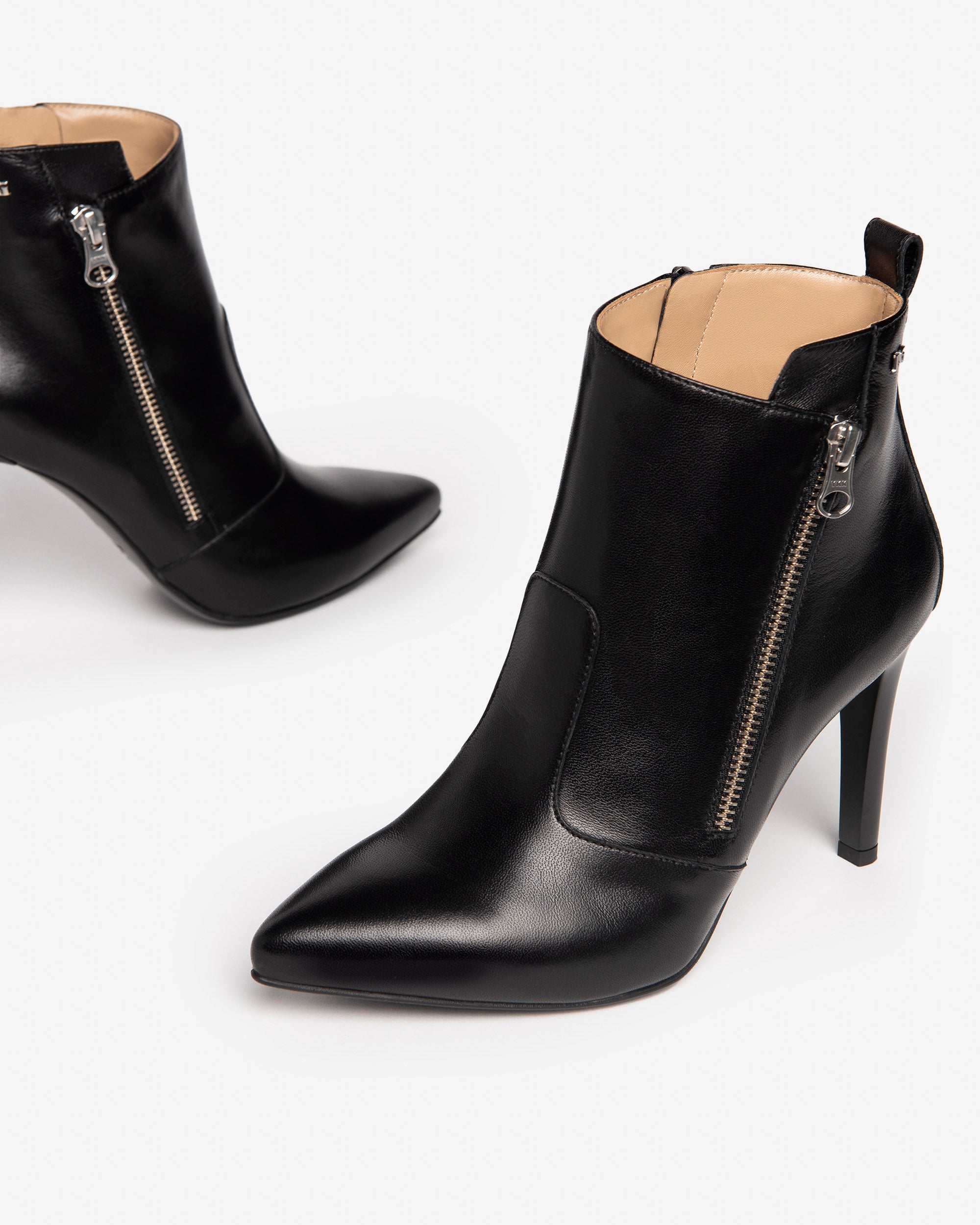  Damen-Ankle-Boots aus Leder