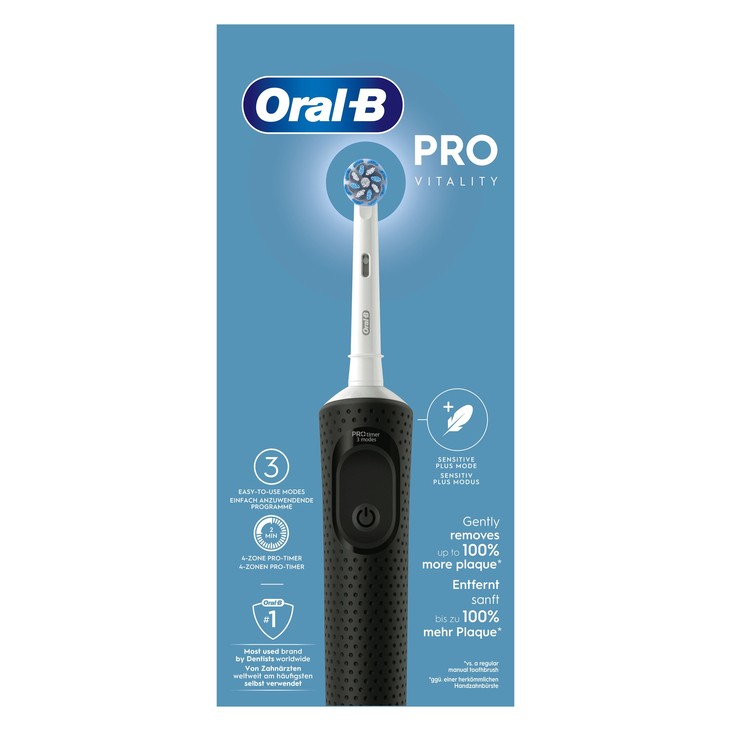„Vitality Pro Protect x Clean“ dantų šepetėlis Elektriniai dantų šepetėliai