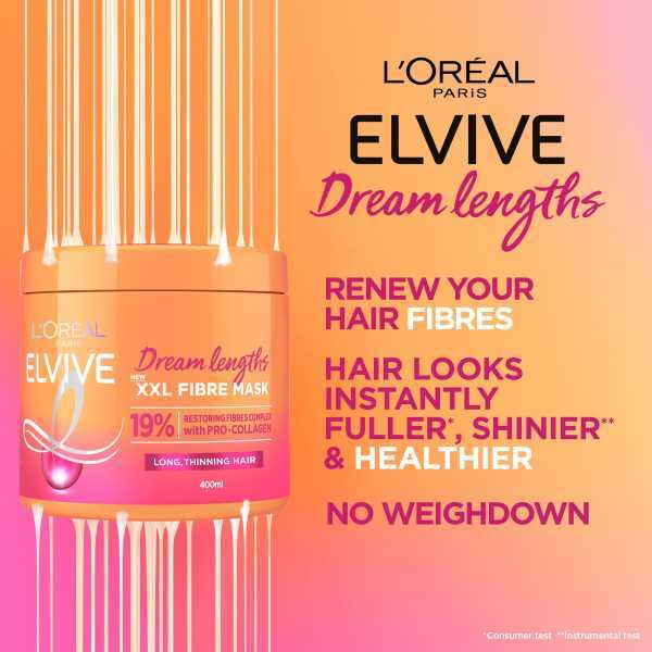 L'Oréal Paris Elsive Dream Lengths XXL vláknitá maska 400ml