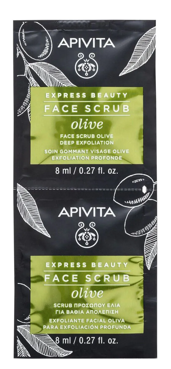 Apivita Express Beauty Głęboko Złuszczający Peeling do twarzy Oliwka