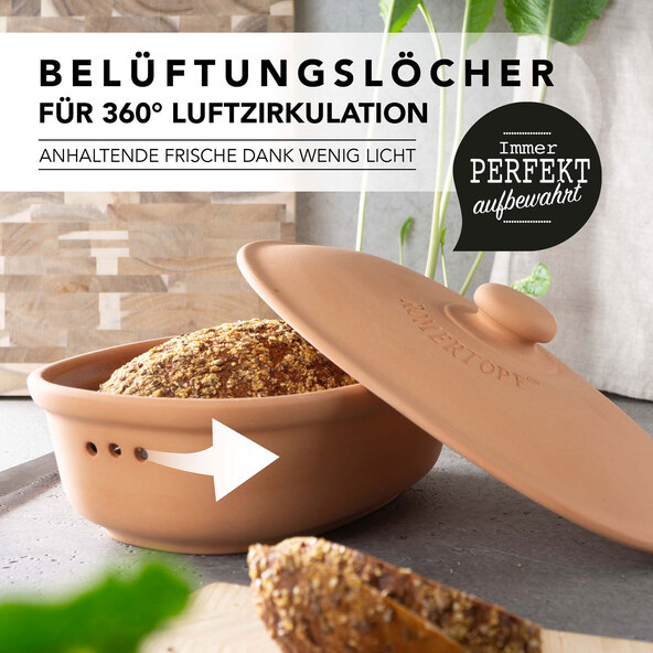 Ovaler Brottopf, terrakotta, 2,3 l