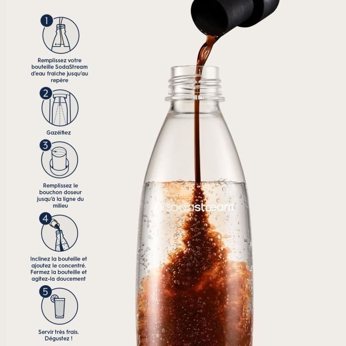 SODASTREAM Concentrates - Pack of 6 Cola Concentrates - Makes up to 54L of drinks - 440ml
