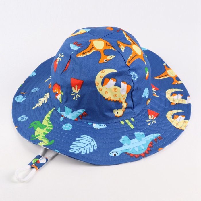 Sombrero FUNMOON para niño, sombrero de verano para el sol, sombrero de playa para bebé, sombrero tipo cubo para exteriores, sombrero de pescador, ajustable - 686044