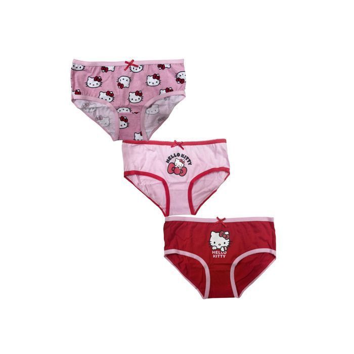 Girls' 3-Piece Simple Jersey Underwear Set – Hello Kitty