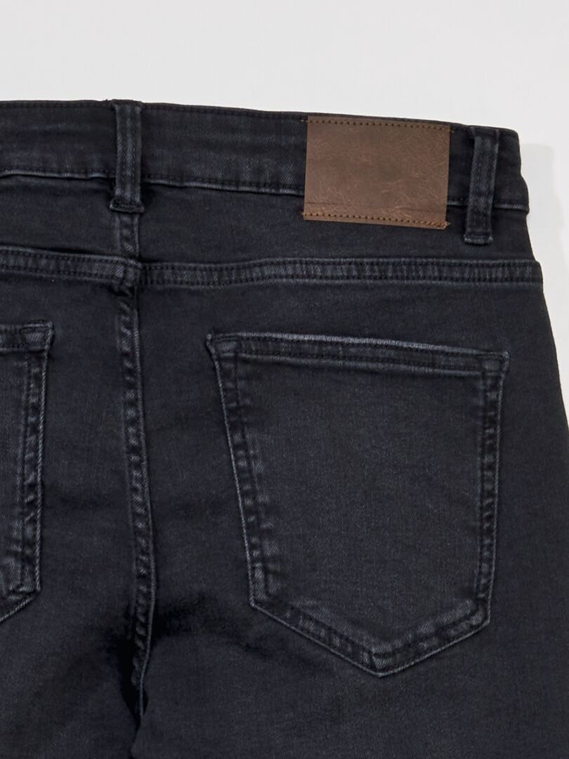 Calça Jeans Skinny - Tamanho 32 - Cinza