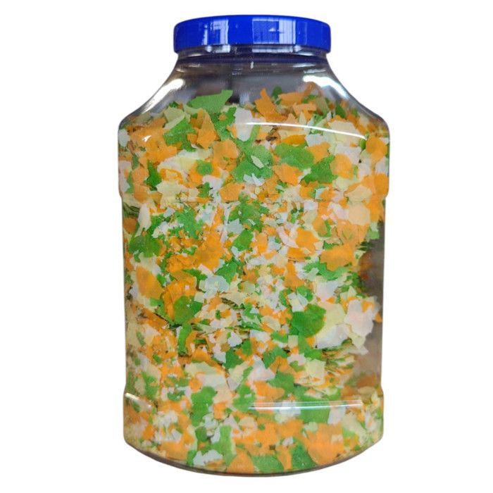Nourriture pour poisson d'étang, en flocons 5 litres 620 g - Flamingo