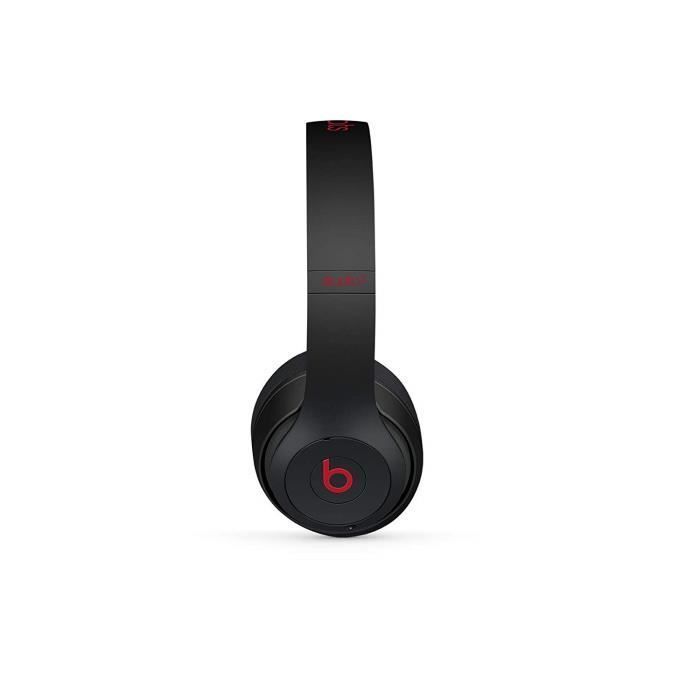 Beats Studio3 Wireless Headphones - BEATS Studio3 Wireless Bluetooth Headphones - Beats Decade Collection - Black-Red Challenge