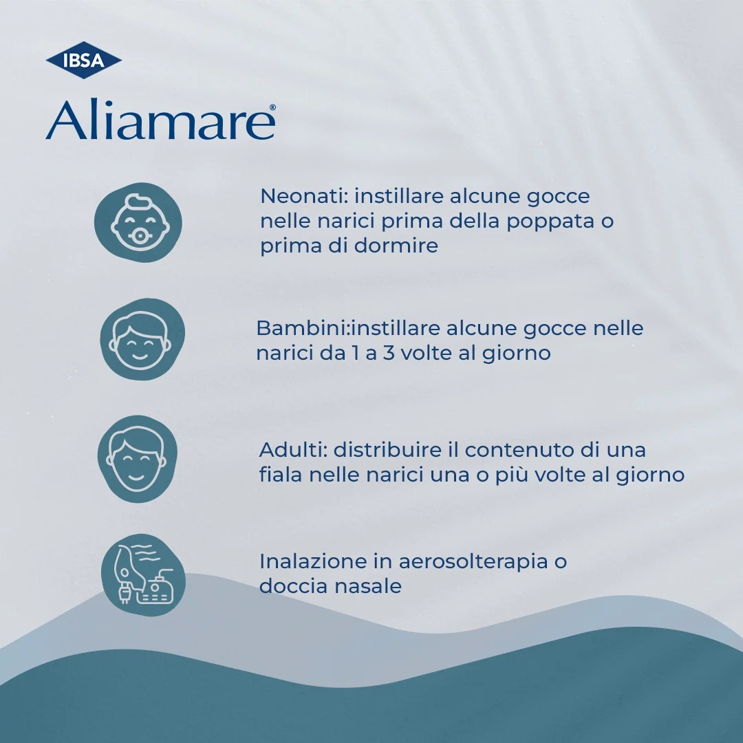 ALIAMARE Aliamare Hyper Solución hipertónica 25 viales monodosis Higiene nasal