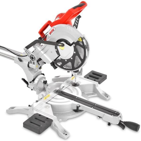 Sierra ingletadora HECHT 820 - 2350 W - 4000 rpm - Láser integrado