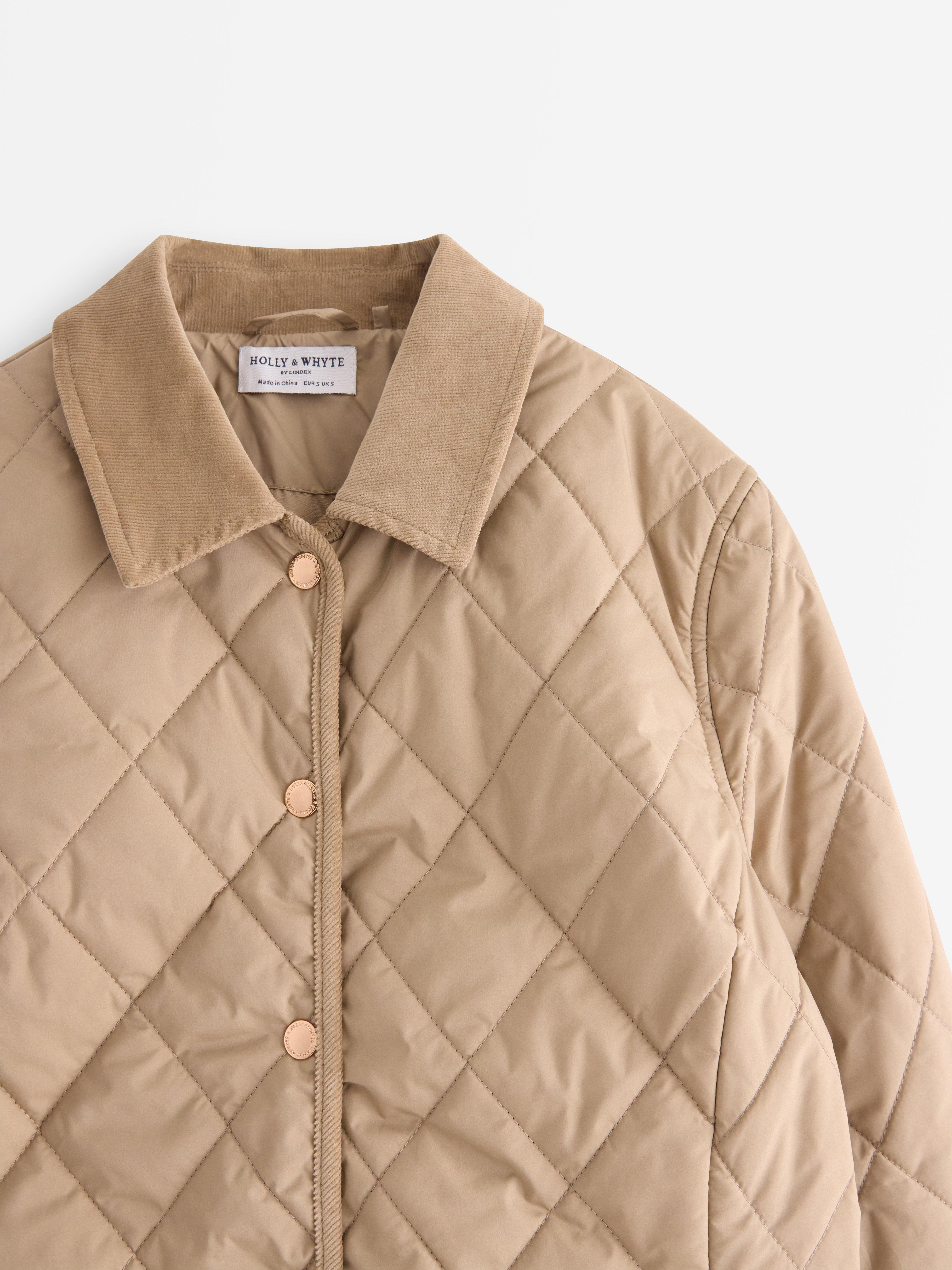 Veste matelassée beige