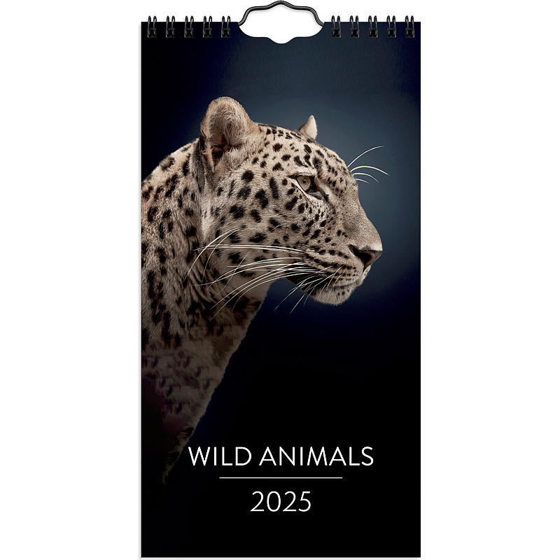 Wandkalender met wilde dieren 2025