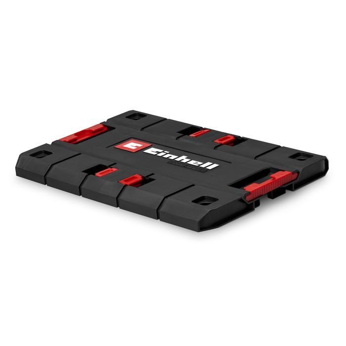 Bandeja adaptadora Einhell E-Case (90 kg máx., empilhável, com trava, compatível com Einhell E-Cases)