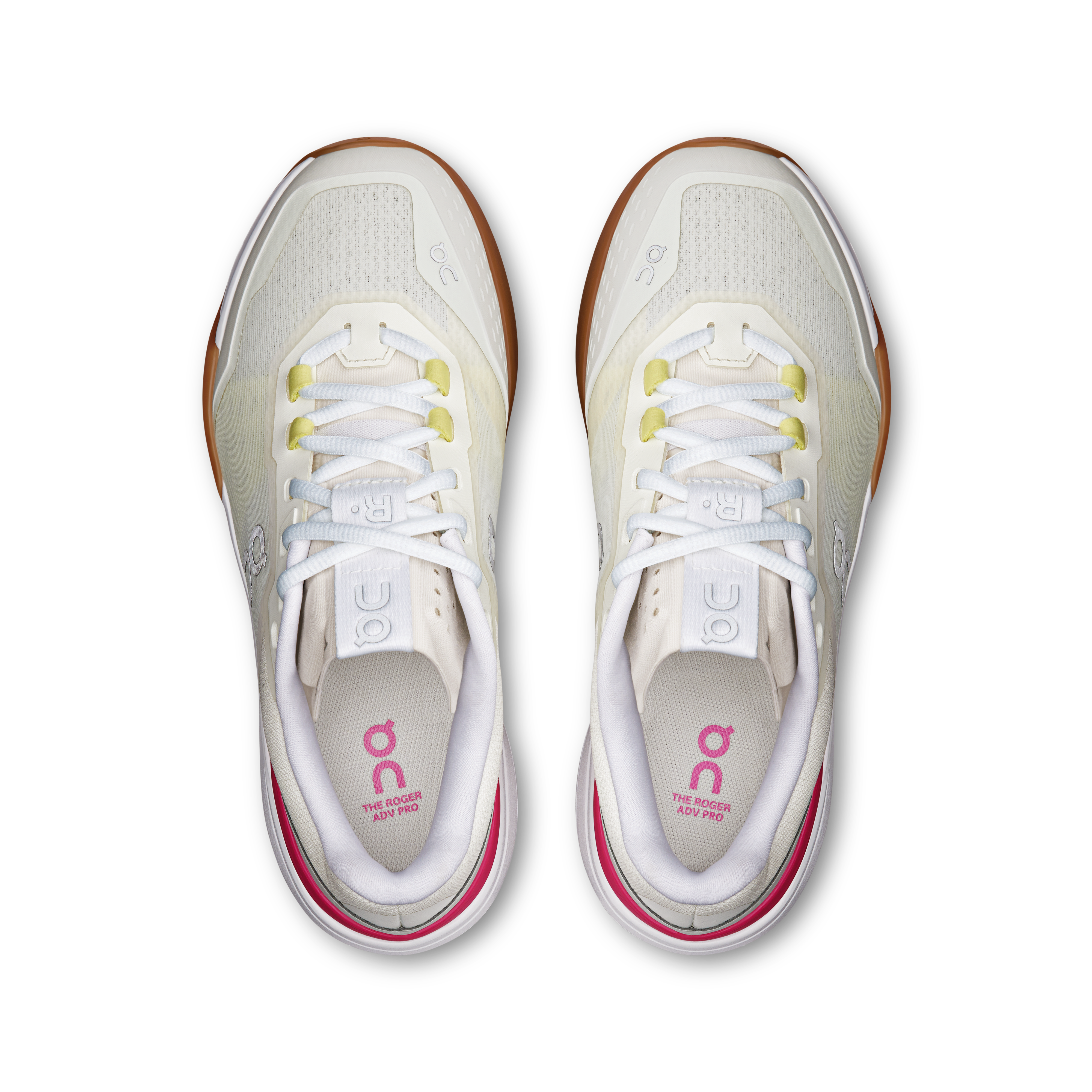 On Chaussures de football américain THE ROGER Advantage Pro Ivoire | Rose