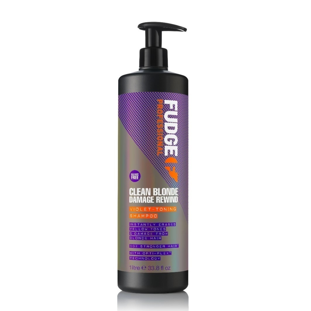 „Fudge“ plaukų šampūnas „Clean Blonde Damage Rewind Clean Blonde DR“ šampūnas – 1000 ml