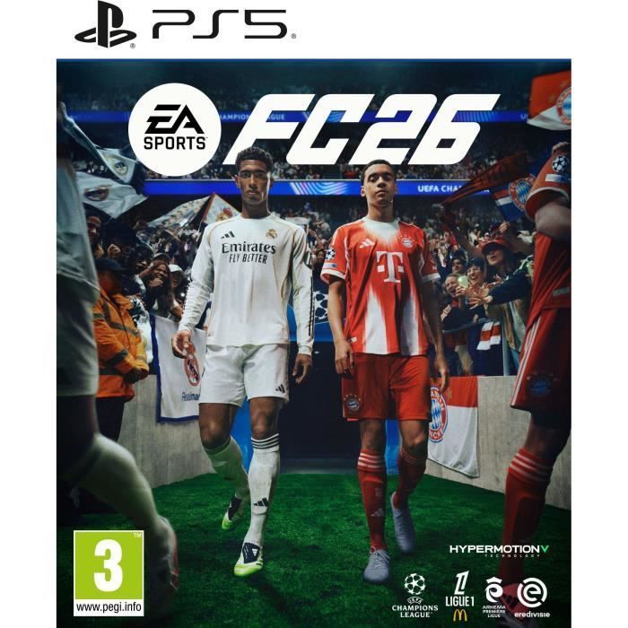 Pack PS5 Standard (avec lecteur CD) : Console PlayStation 5 (Modèle Slim) + FC 26