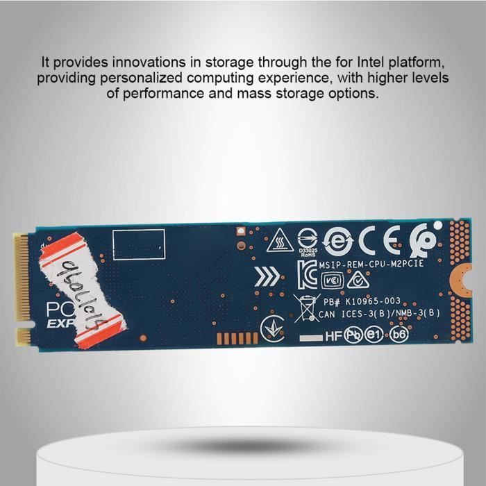 Optane Memory H10 SSD 32+512GB M.2 PCIe 3D XPoint - SHIPENOPHY - Low latency and high performance