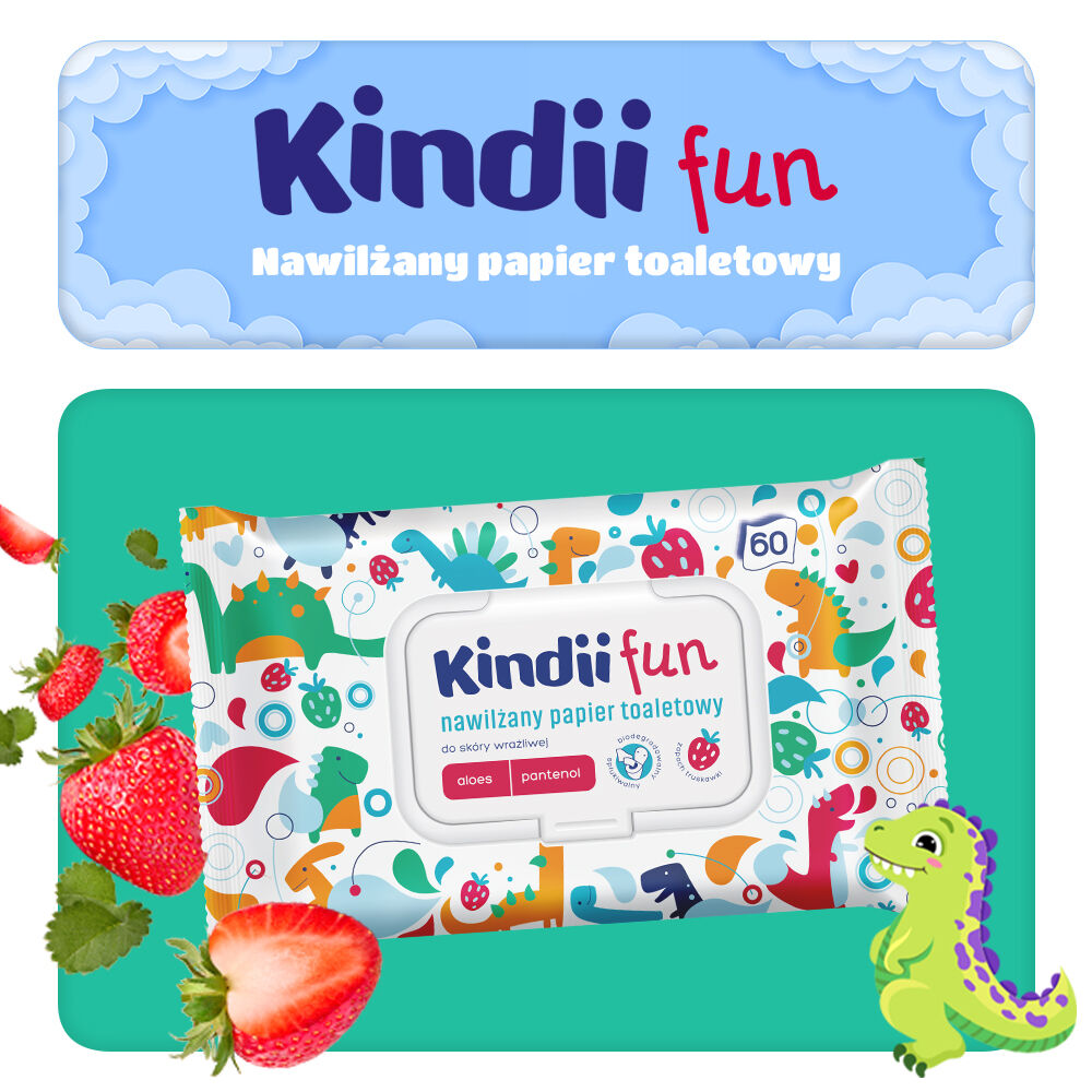 Kindii Toilettenpapier, 60 Stück