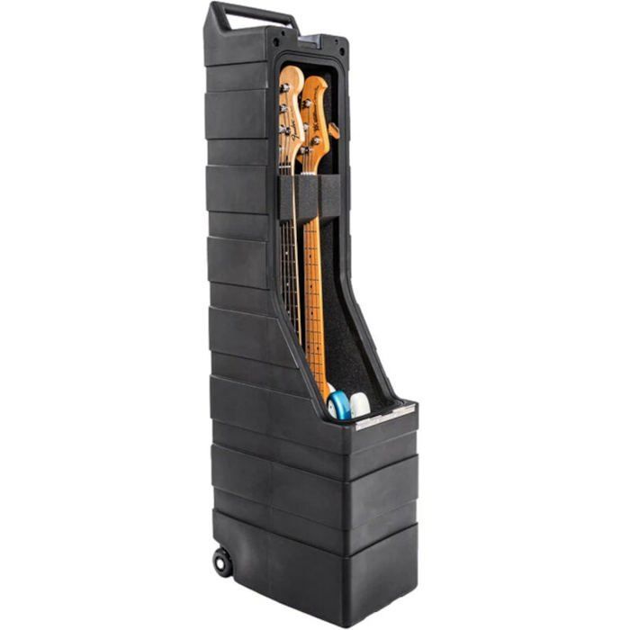 Estuche rígido ENKI AMG-2-B para 2 bajos. Fundas y estuches para guitarra.