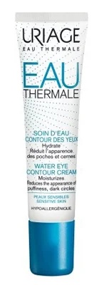 URIAGE Uriage Eau Thermale oogcrème met thermaal water, hydraterend, 15 ml, tegen fijne rimpels, zwellingen en donkere kringen onder de ogen.