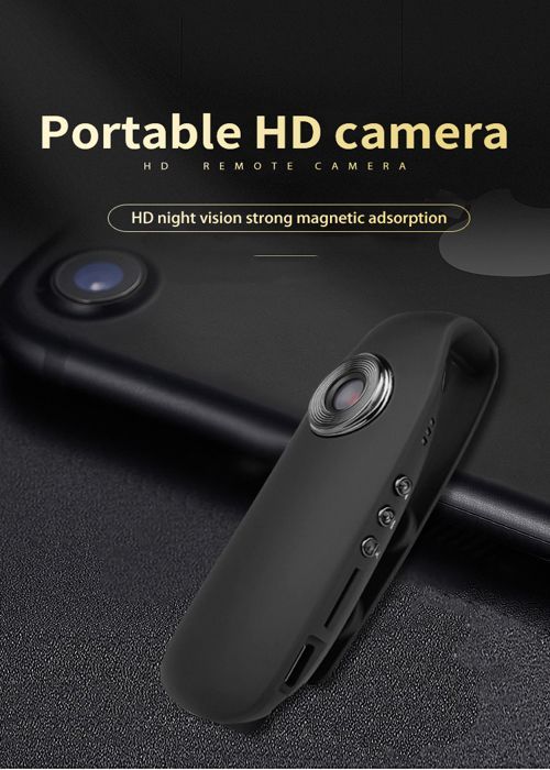 Mini Body Camera 1080P Full HD Hidden Spy Cameras Portable Pocket Clip Handheld Camera Video Recorder