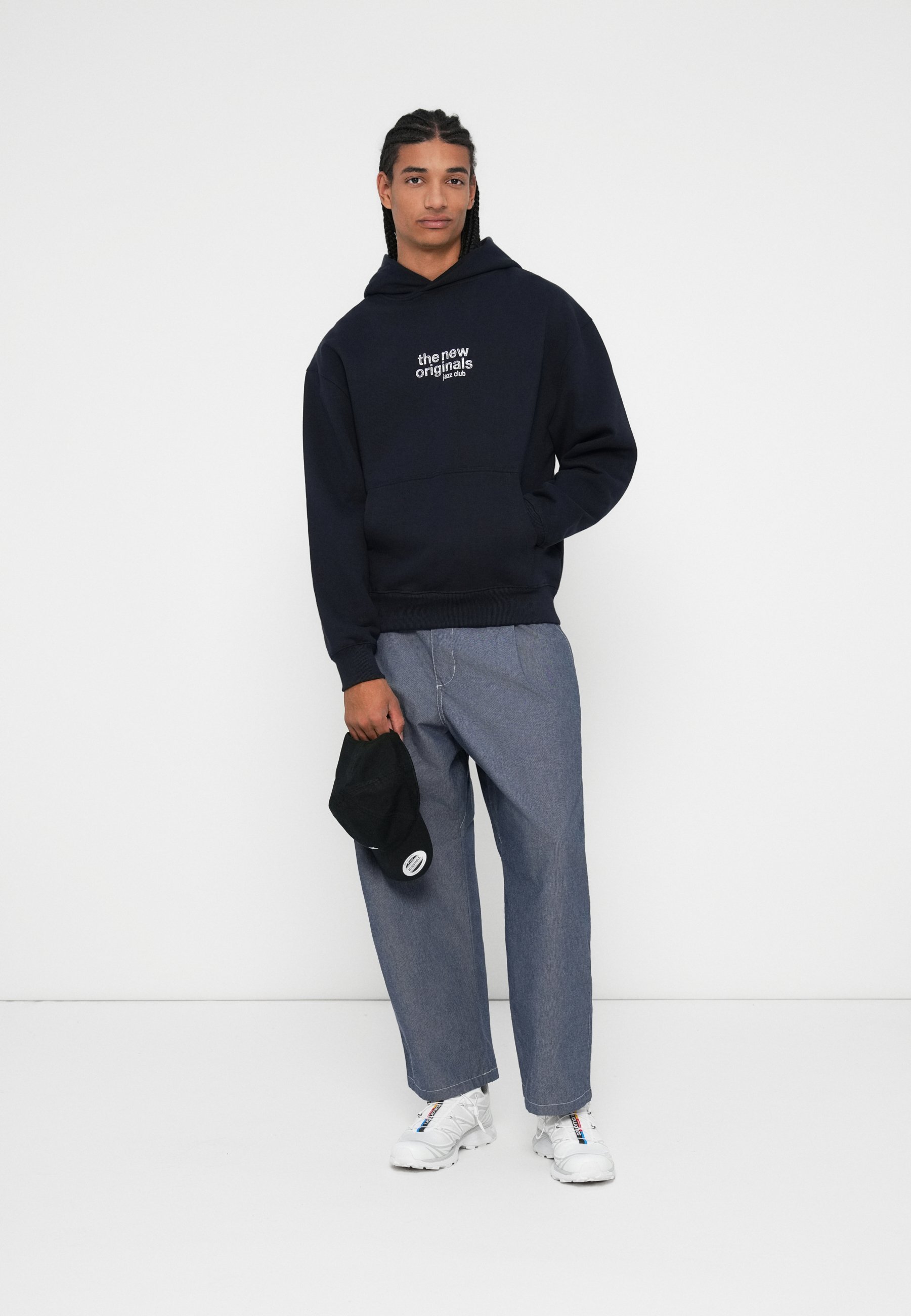 De New Originals JAZZ CLUB HOODIE - Sweatshirt - marineblauw