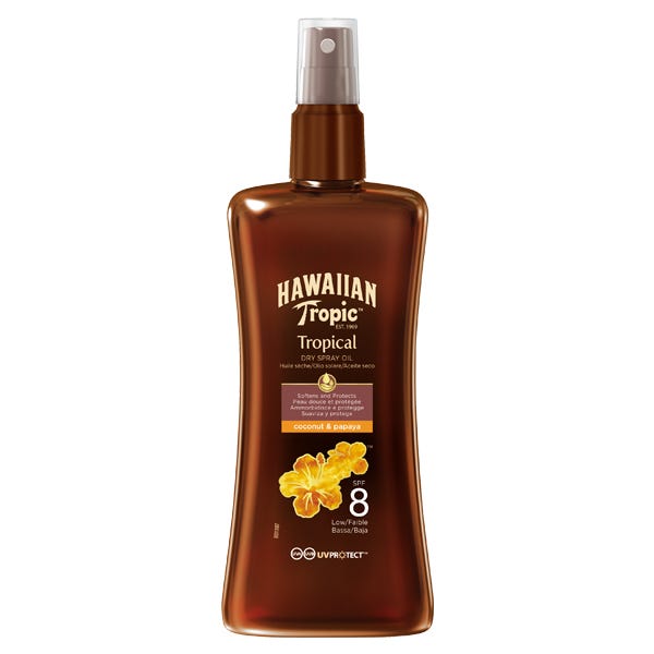 Trópusi száraz spray olaj SPF 8 | 200ML