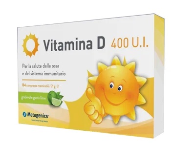 METAGENICS VITAMINE D Metagenics Vitamine D 400 IE Voedingssupplement voor het immuunsysteem en de botten 84 tabletten