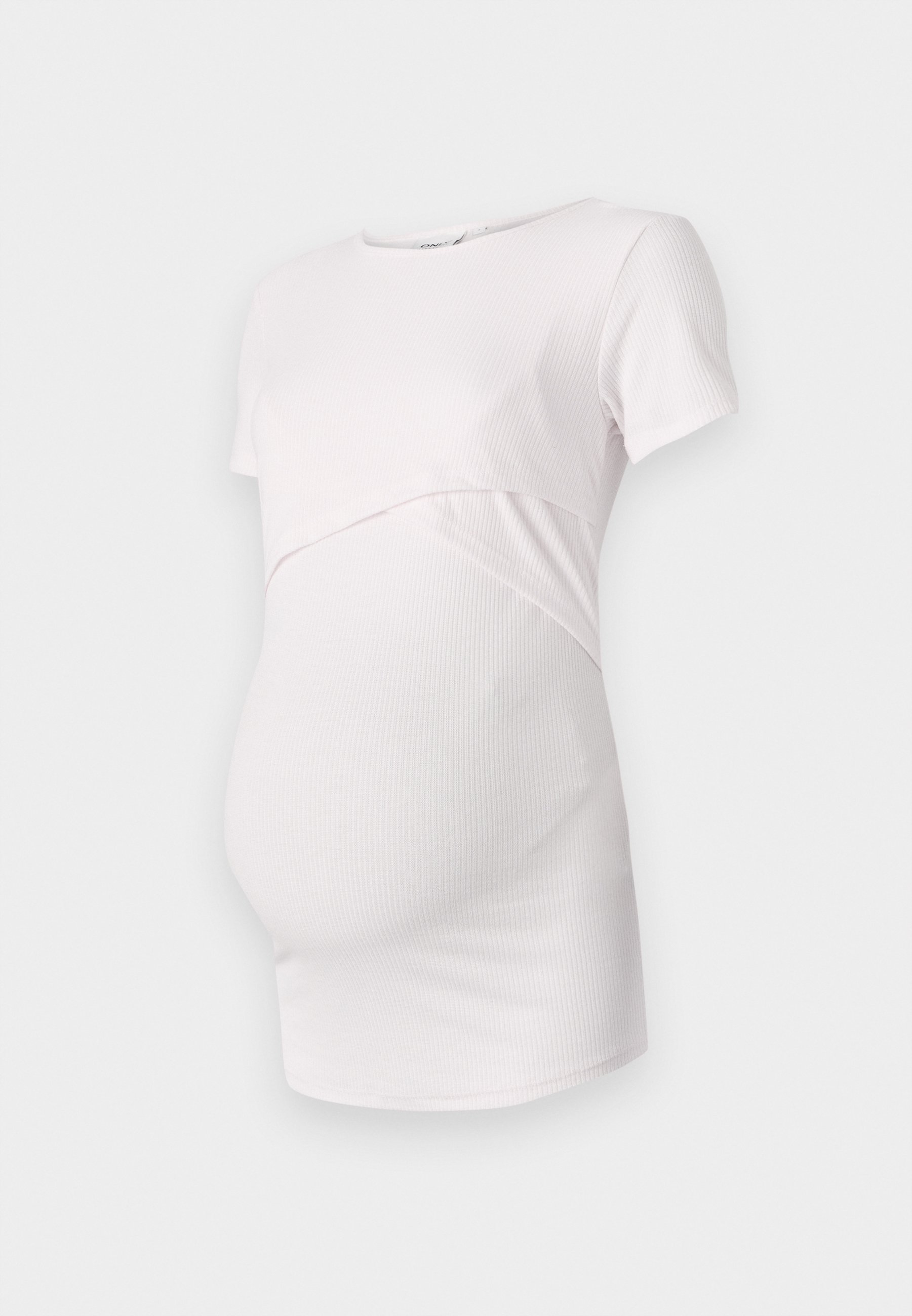 SOLO MATERNITÀ OLMEMMA DUA O ALLATTAMENTO AL COLLO - T-shirt base - rosa marshmallow