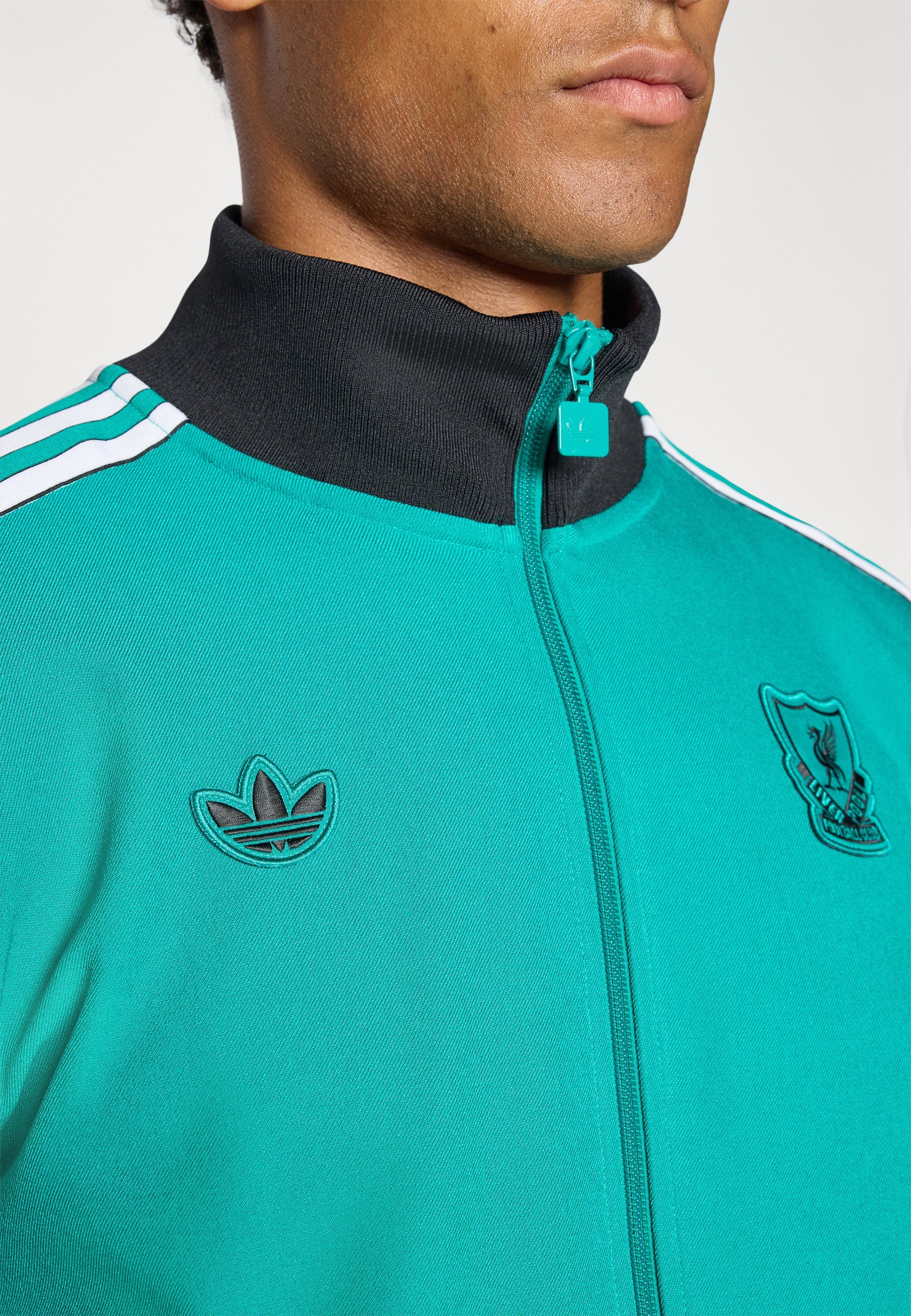adidas Originals LIVERPOOL FC ICON TRACK TOP - Clubkleding - zeegroen