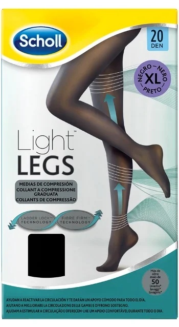 SCHOLL Scholl Light Legs tajice od 20 DEN crne, veličina XL