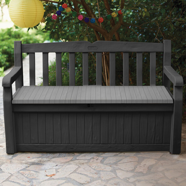 Eden plastic garden bench