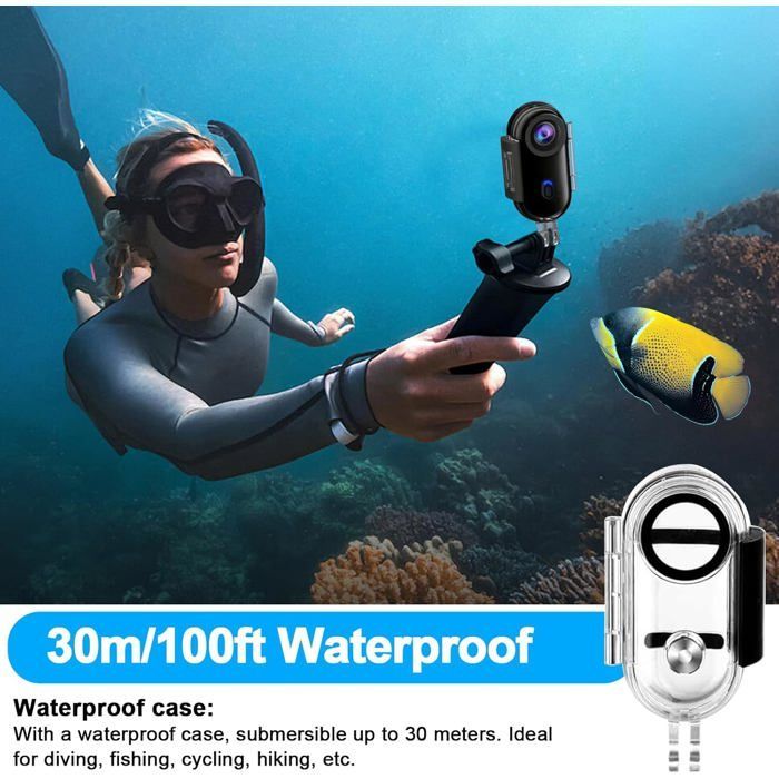 Sports Camera - OBEST - Mini 4K WiFi - IP68 Waterproof - 120° Wide Angle - 800 mAh Battery