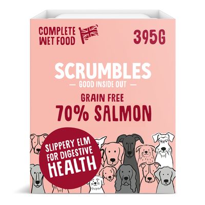 Scrumbles, pâtée pour chien sans céréales au saumon