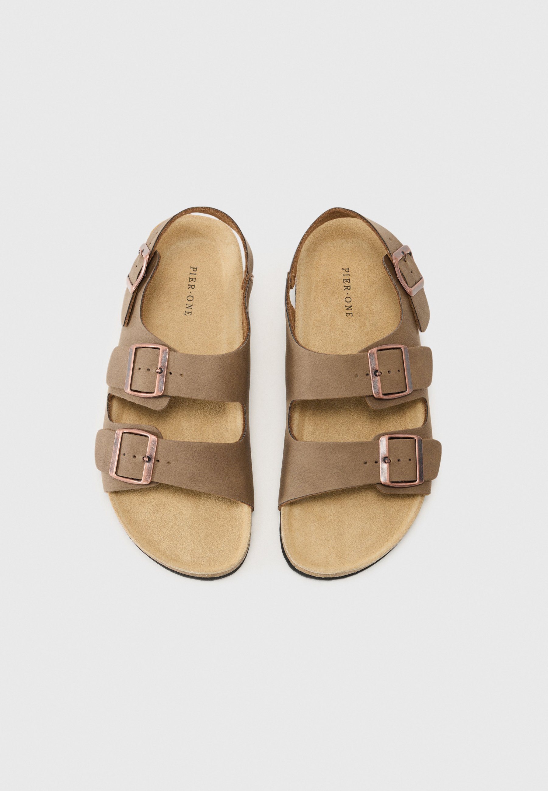 Pier One UNISEX - Sandalen - lichtbruin