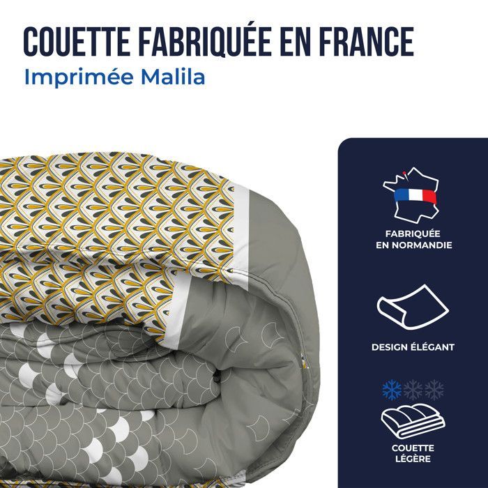 Lightweight duvet with MALILA patterns, 140x200 cm