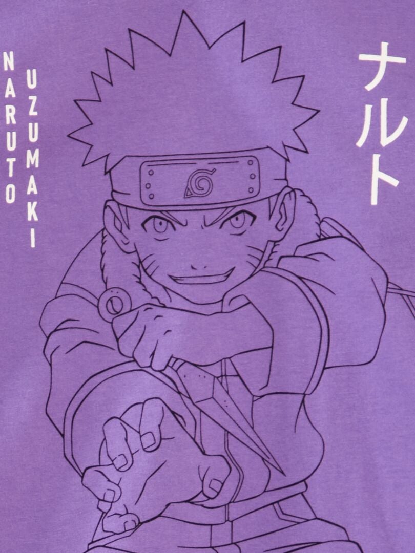 Camiseta de 'Naruto' - MORADA