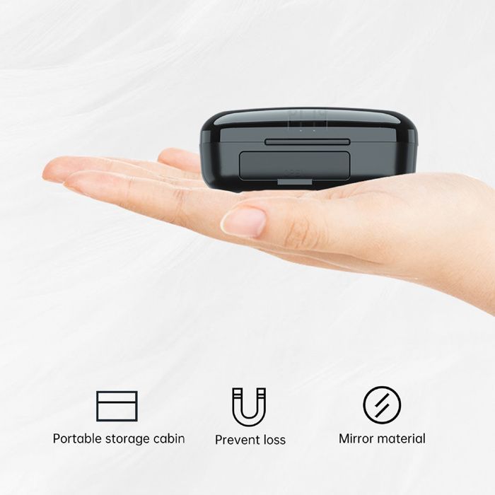Écouteurs sans fil Bluetooth avec étui de chargement