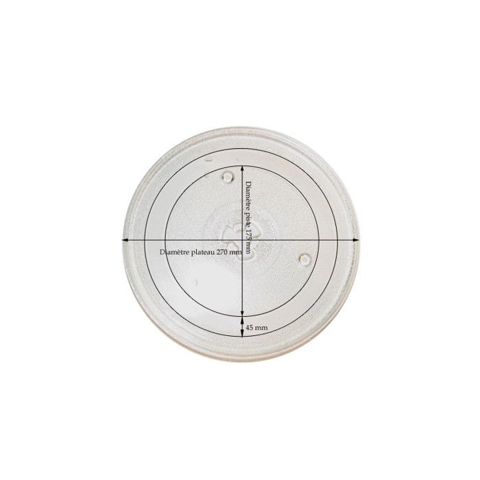 Plateau tournant diametre 270 mm  49PM021 pour Micro-ondes , MICRO ONDES ESSENTIELB PG EM 252M, MICRO ONDES GRILL ESSENTIELB [...]