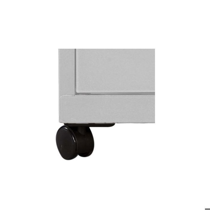 Caisson de rangement en acier 2 tiroirs blanc mat