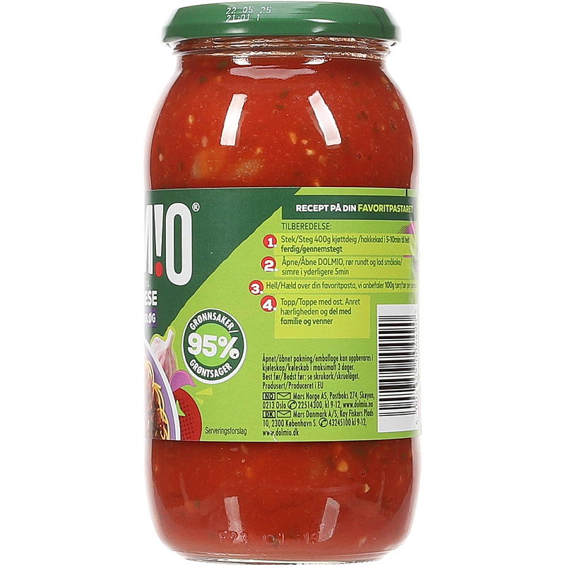 Dolmio Dolmio 500 g Ajo
