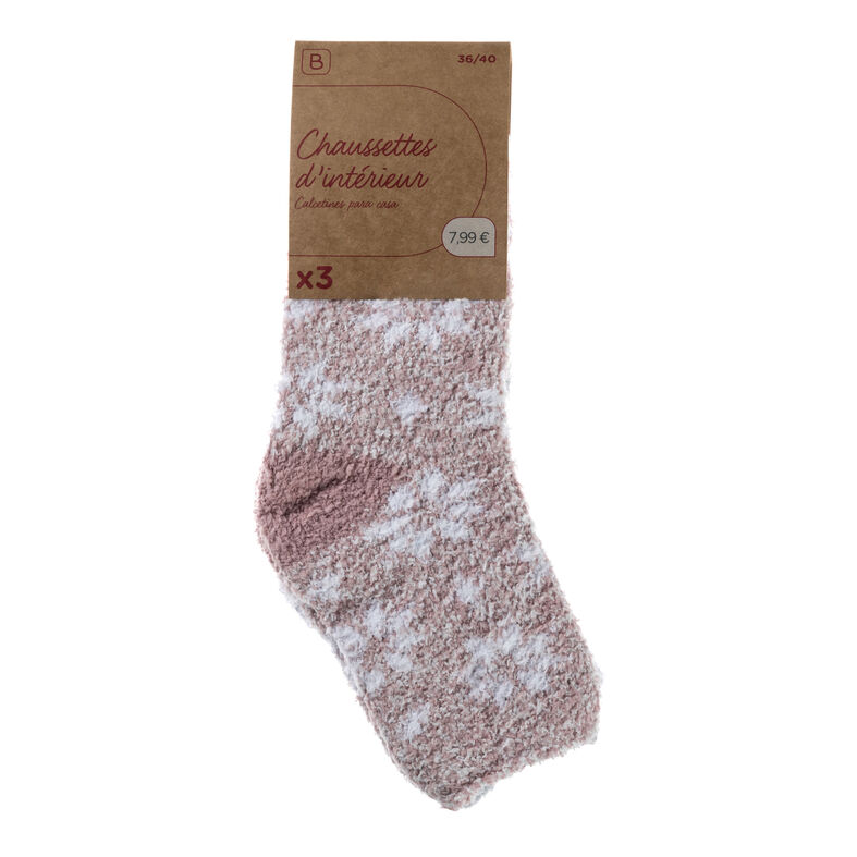 Chaussettes et collants Femme Rose