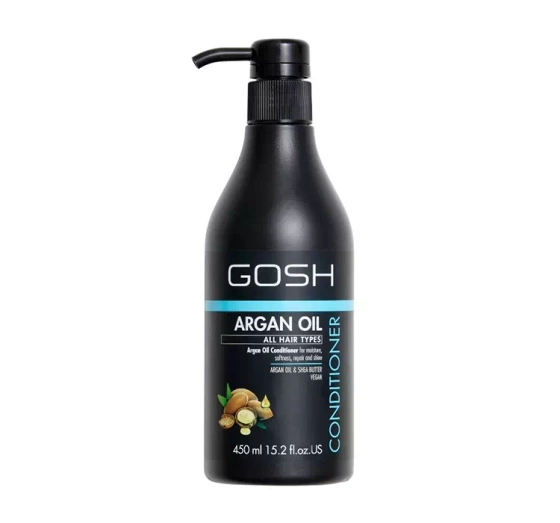 Gosh Argan Oil wegańska odżywka do każdego rodzaju włosów 450 ml