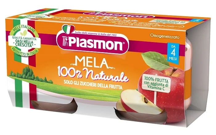 PLASMON Plasmon Omog Apple 2X80G sans colle