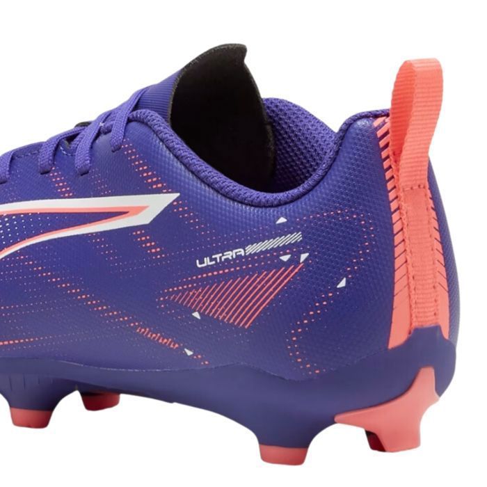 Botas de fútbol infantiles - Puma - Ultra Play FG/AG - Azul - Transpirables - Tacos moldeados